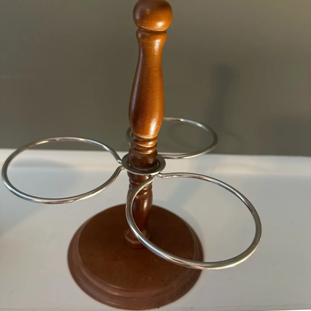 Vintage 3 cup condiment or snack holder